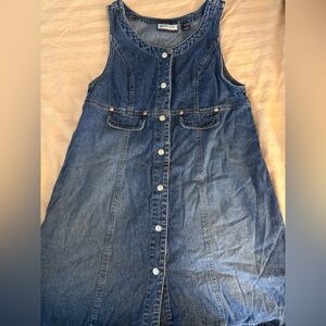 Vintage Express Denim Dress circa early 90’s - Blue